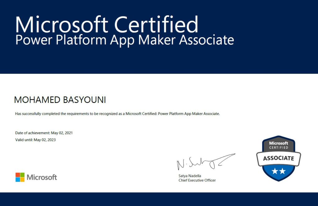 power platform course certification