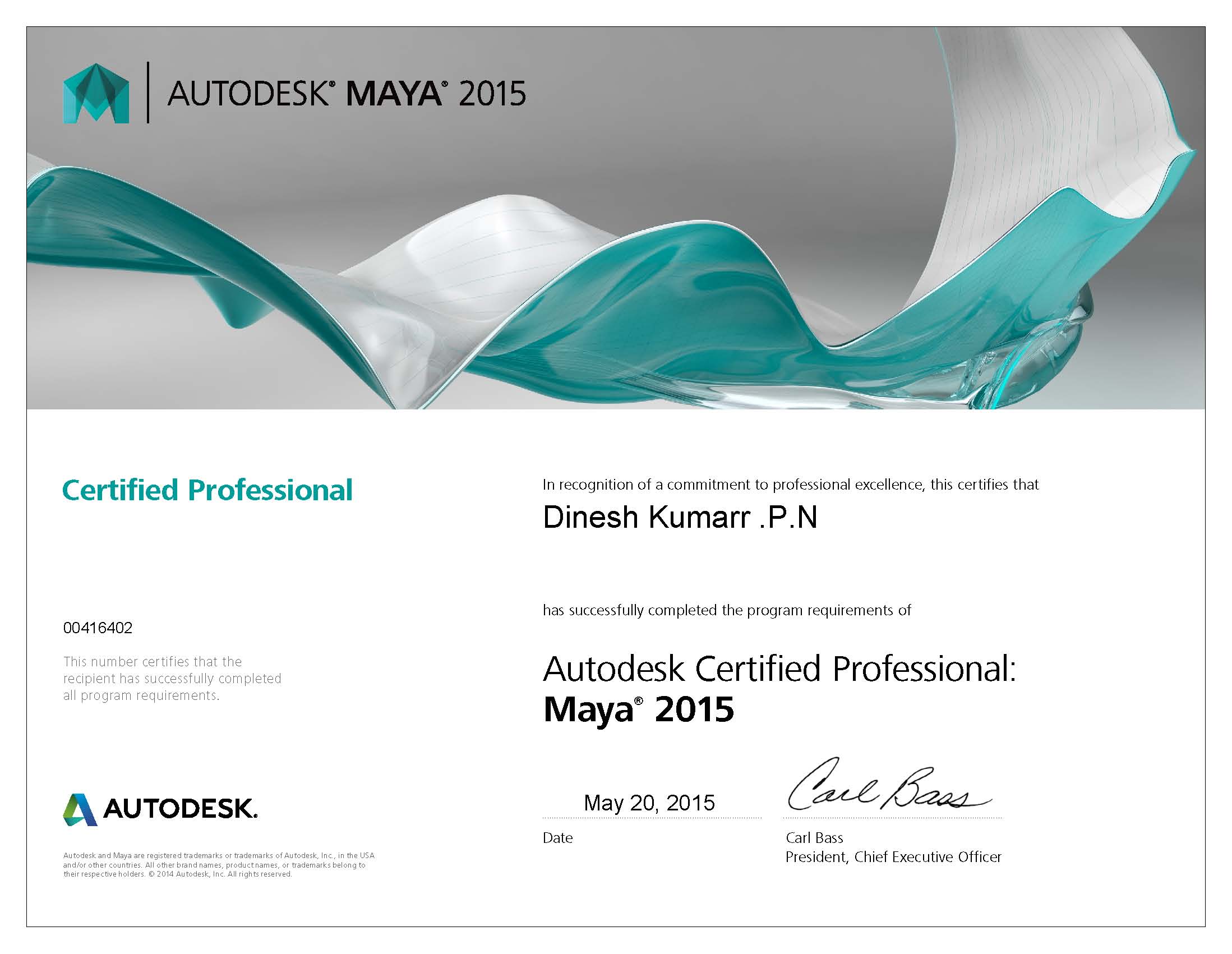 maya course certification